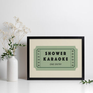 Shower karaoke beige